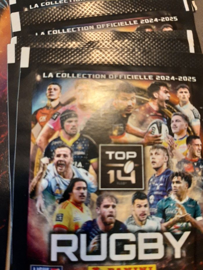 Lot album + 35 pochettes Panini Top 14 - photo numéro 2
