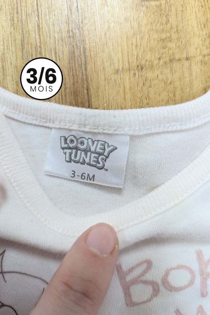 Body manches longues - Looney Tunes - bébé 6 mois - photo numéro 3