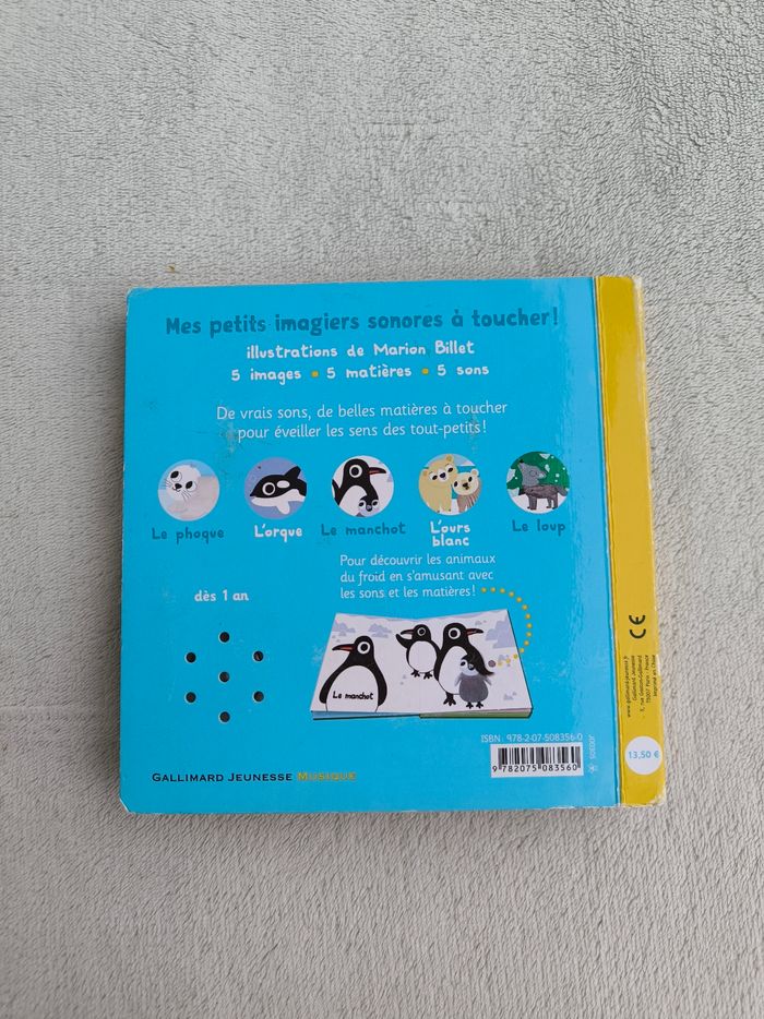 Livre sonore à toucher Gla Gla Gallimard - photo numéro 3