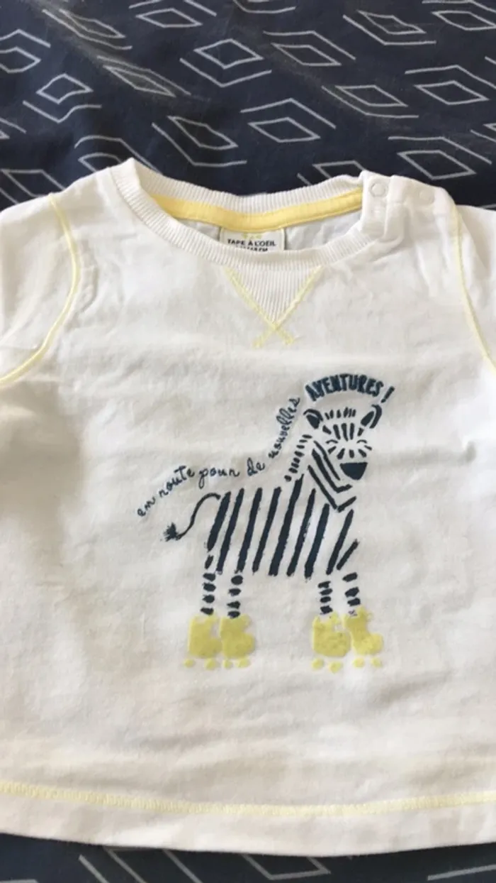 T-shirt manches longues 6 mois - photo numéro 2
