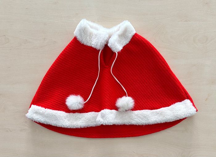 Cape / poncho fille Noël 2 ans - photo numéro 4