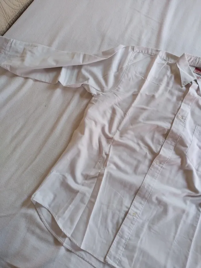Chemise Homme Manches longues Blanches - photo numéro 3
