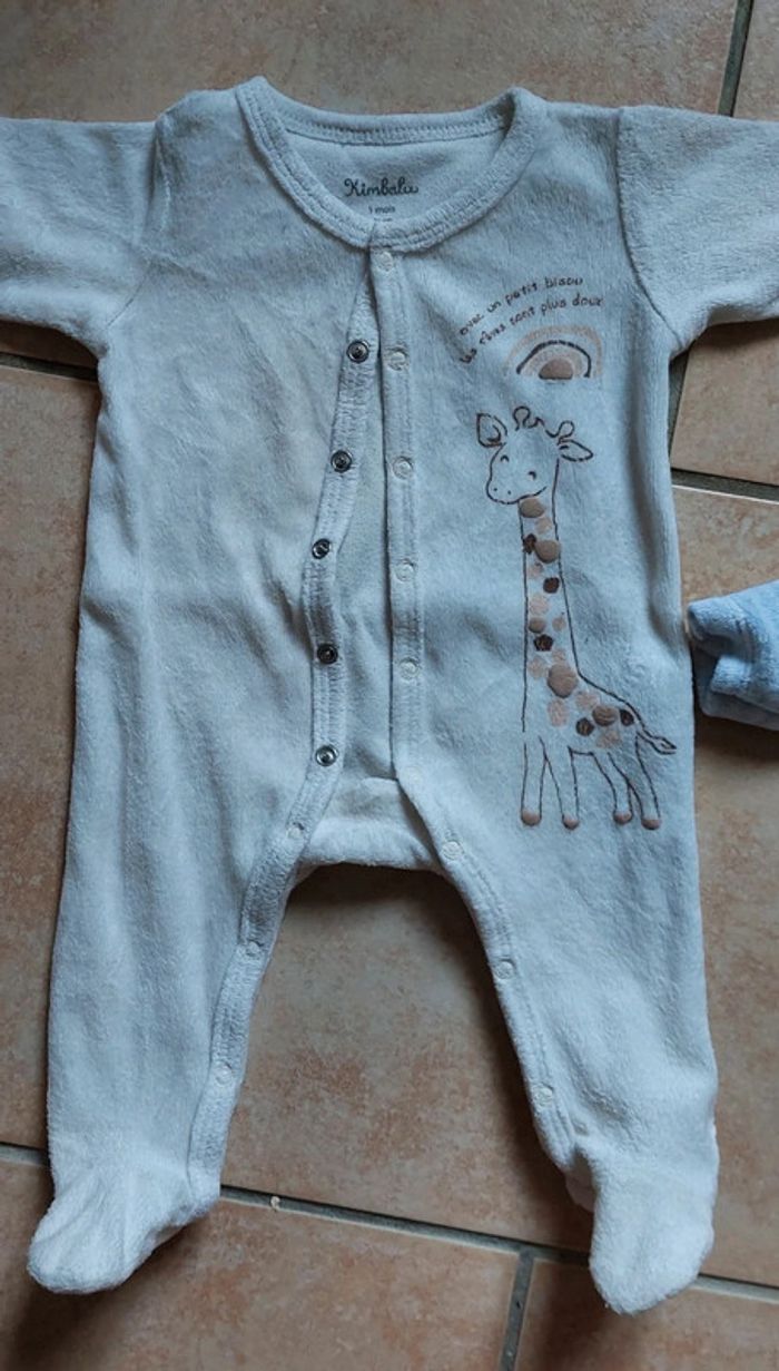 Lot de 3 pyjamas 1 mois - photo numéro 3