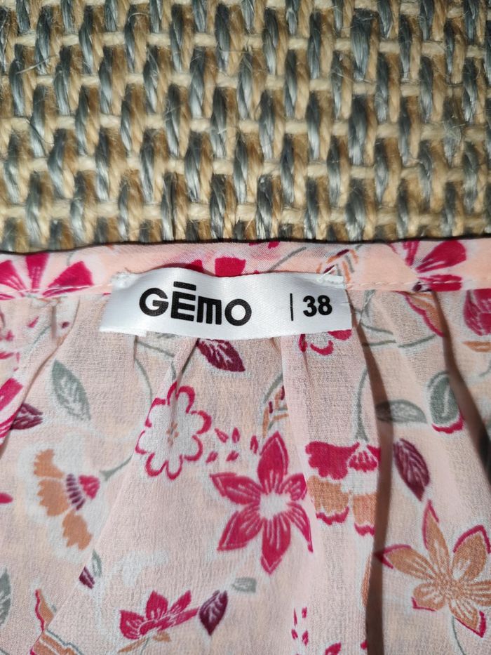 Tunique rose Gémo , taille 38 , très bon état - photo numéro 4