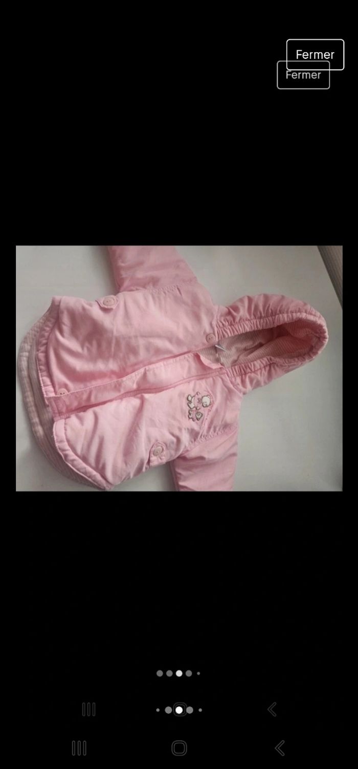 Lot manteau combi fille - photo numéro 4