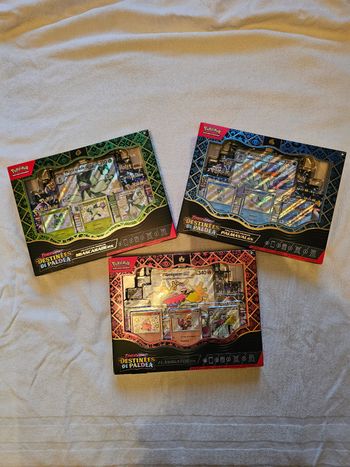 Lot coffrets ex destinée de paldea