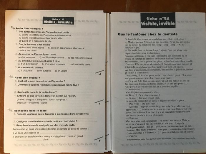 Fichier Je lis en silence - Lecture CE2 - photo numéro 4