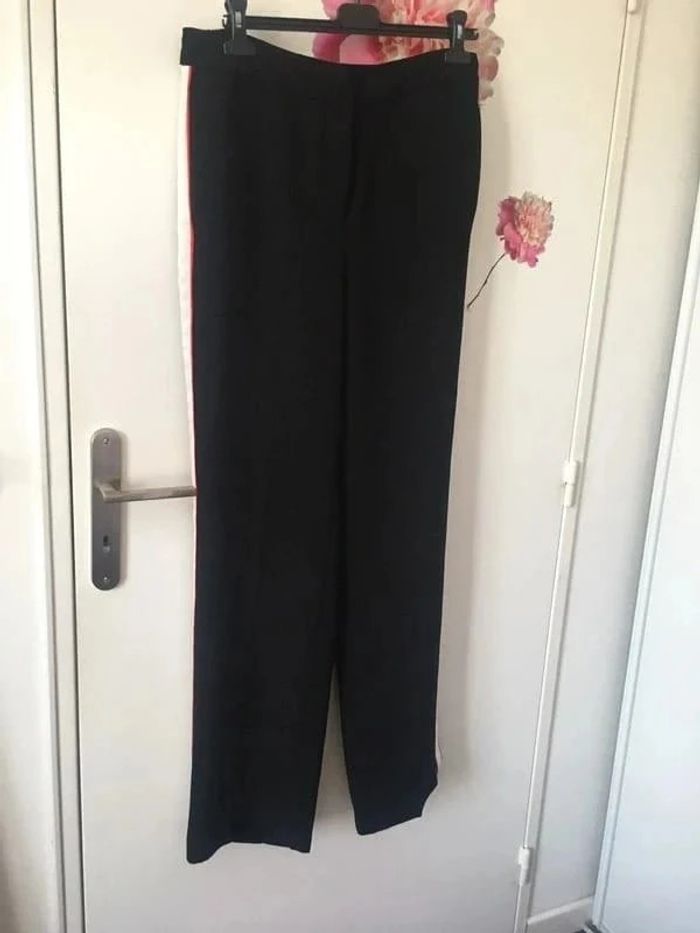 Pantalon Morgan noir et bande blanche Neuf - photo numéro 2