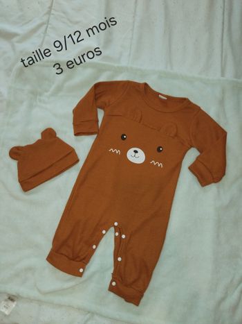 Pyjama  9/12 mois