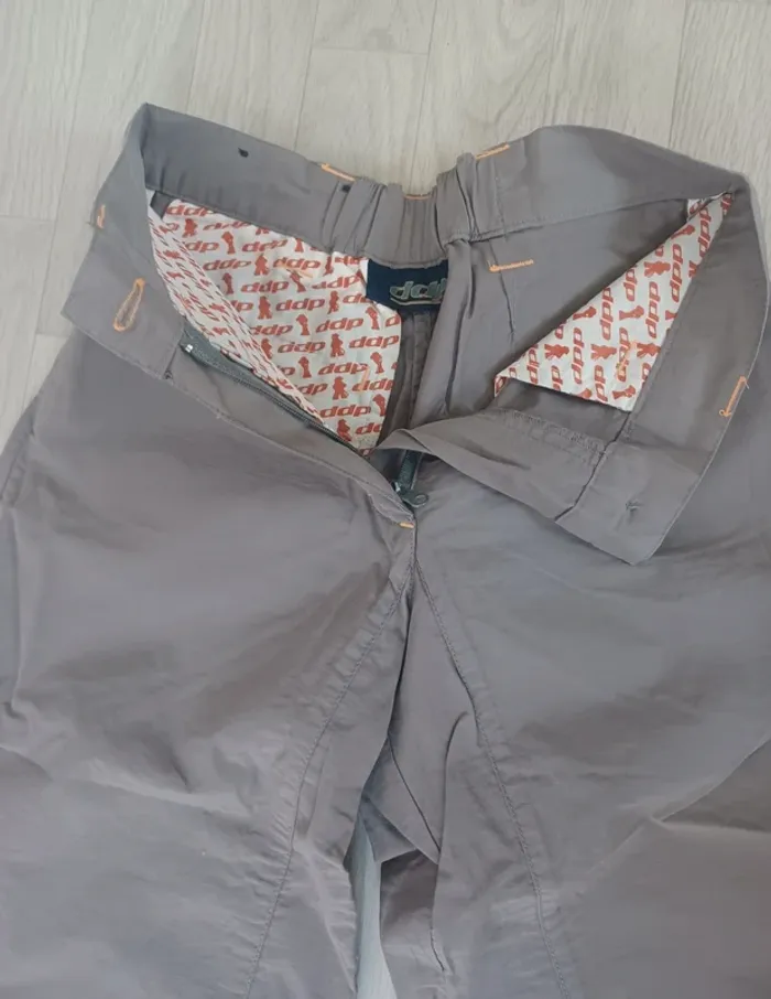 Pantalon pattes d'éléphant gris enfant DDP - photo numéro 5