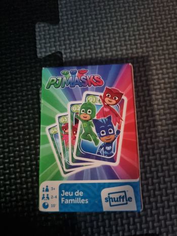 Jeu de carte pyjamasques jeu de famille