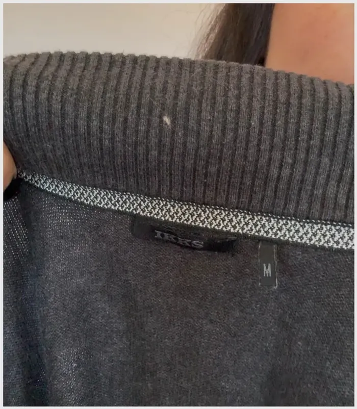 Veste cardigan IKKS grise taille M très bon état - photo numéro 8