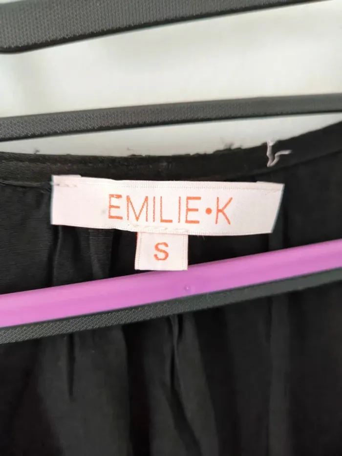 Robe noire Émilie.K – Taille S – Neuve avec étiquette - photo numéro 2