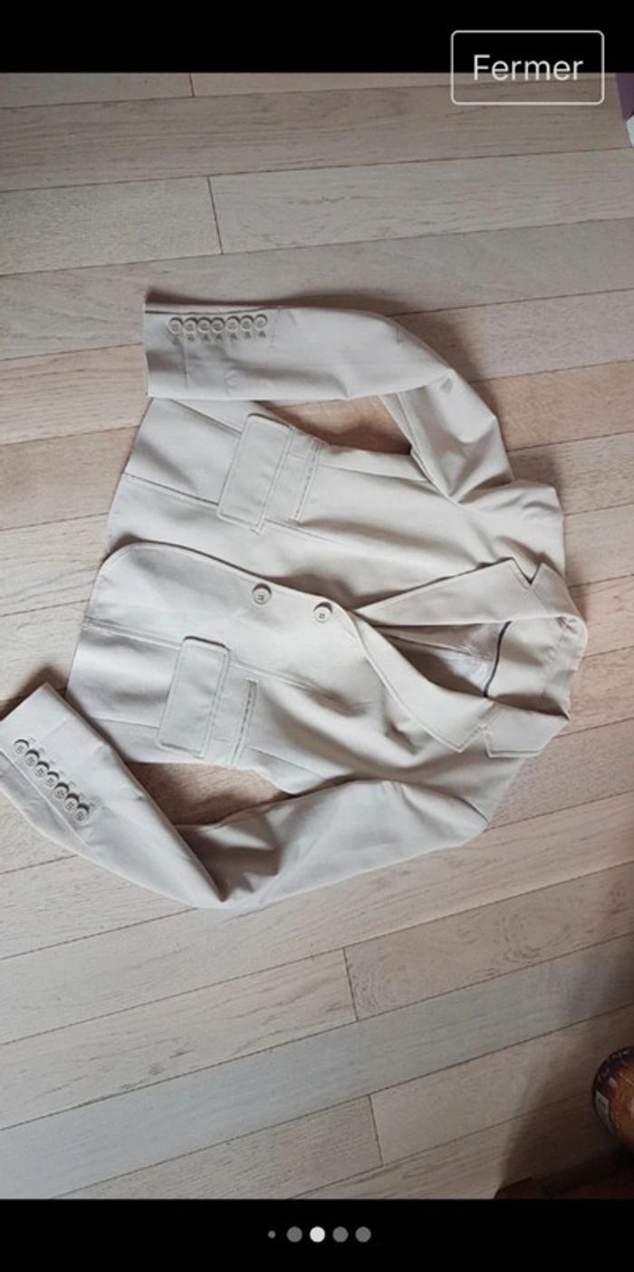 Blazer beige 36 - photo numéro 4