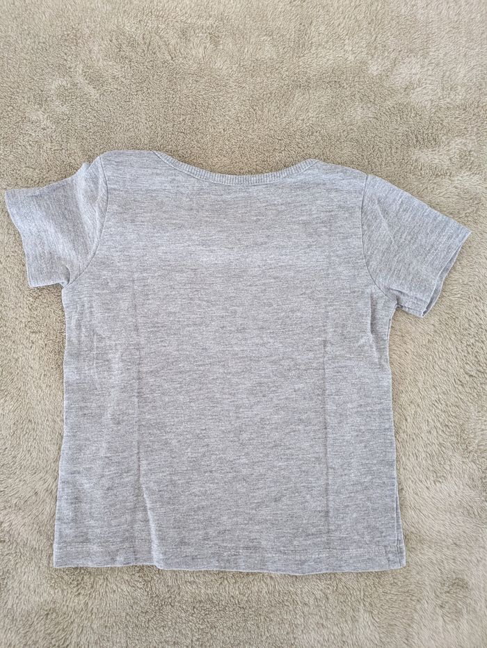 T-shirt Gris Chiné Tricky Tracks - 6 Mois - photo numéro 3