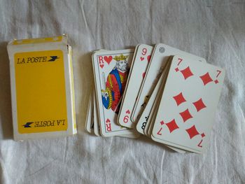 Jeu de cartes publicitaire La Poste