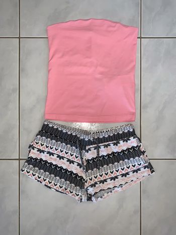 Short + top fille