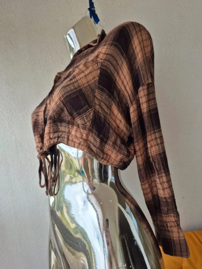 Chemise courte à carreau - photo numéro 6