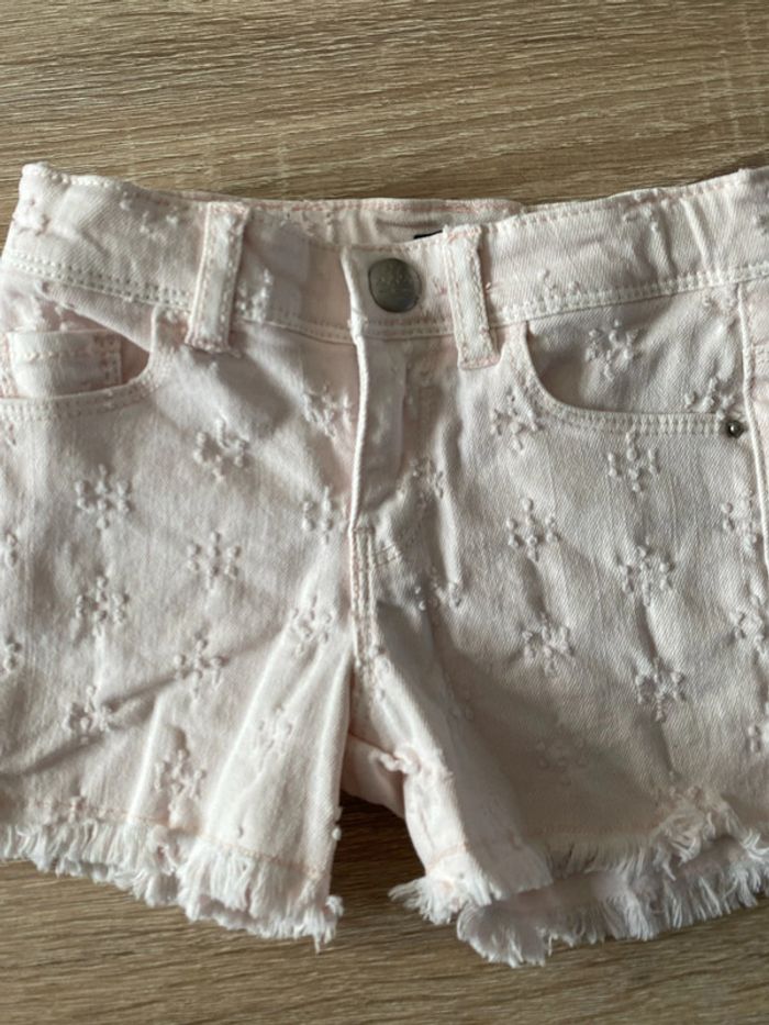 Short fille Ikks 4 ans rose pâle - photo numéro 2
