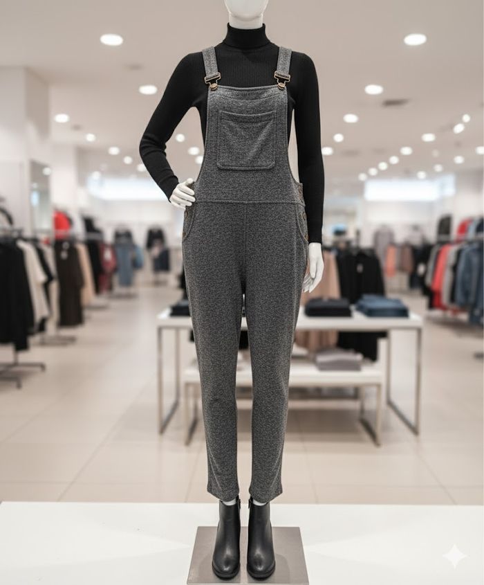 Salopette Grise Chinée