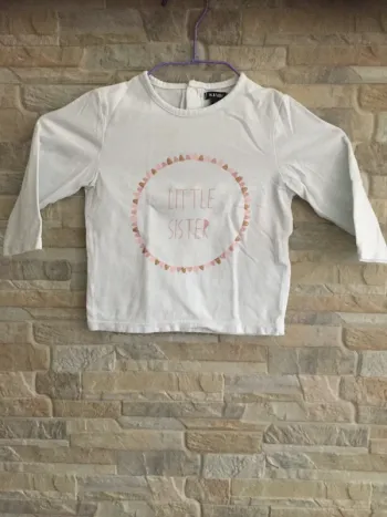 T-shirt Little sister Kiabi 12M