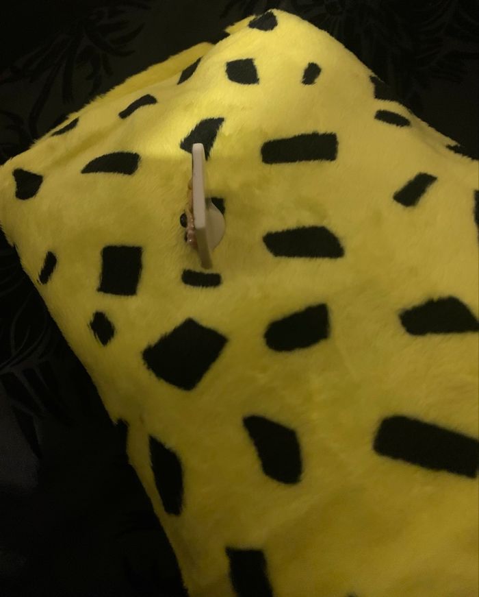 Pochette tout douce 15/20cm et fèves marsupilami - photo numéro 4