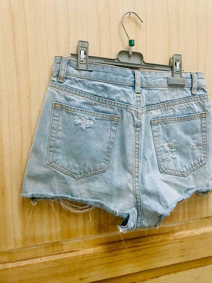 Short en jean déchiré taille haute - Shein - Taille S - photo numéro 6