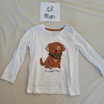 Tee shirt manche longue 18 mois