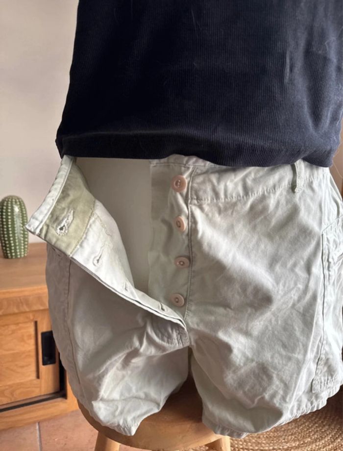 Short en coton beige - photo numéro 3