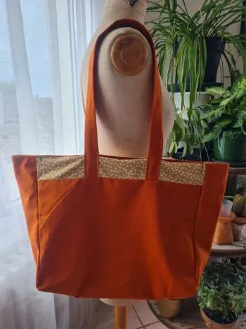 Grand sac fourre-tout artisanale