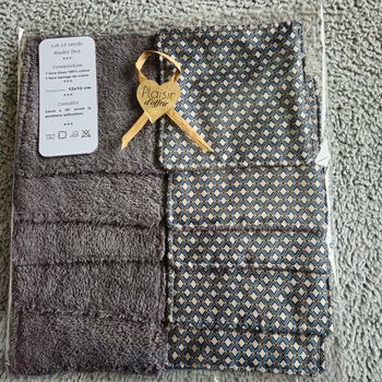 Lingettes lavables 12x12 cm