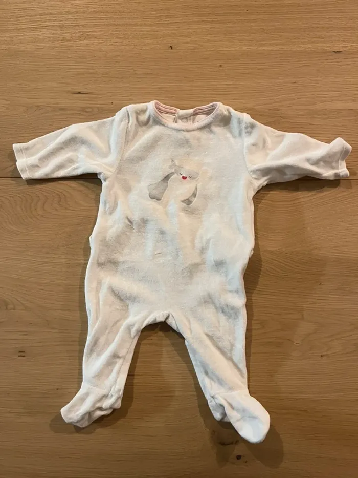 Lot 3 pyjamas filles - obaibi - 3 mois - photo numéro 4