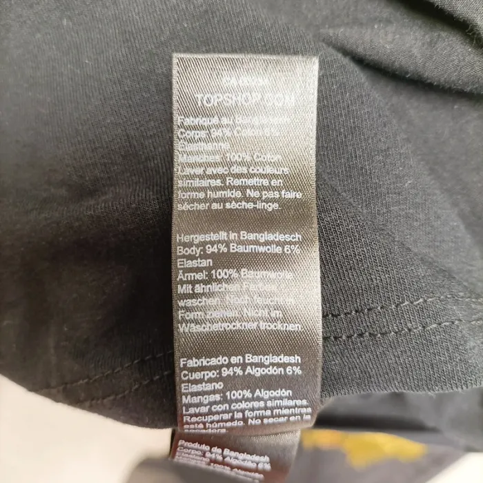 Top noir à manches ballon – Topshop – Taille 38 (M) A672 - photo numéro 9