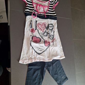 Tunique et leggings court