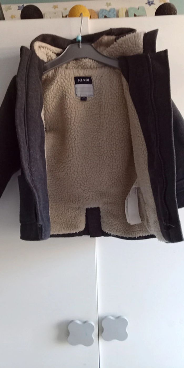 Manteau d'hiver garçon gris - photo numéro 2