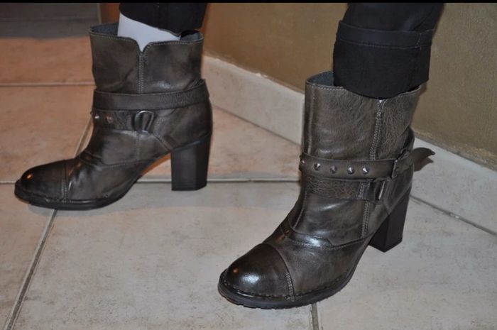 Bottines grise/bronze neuve - photo numéro 5
