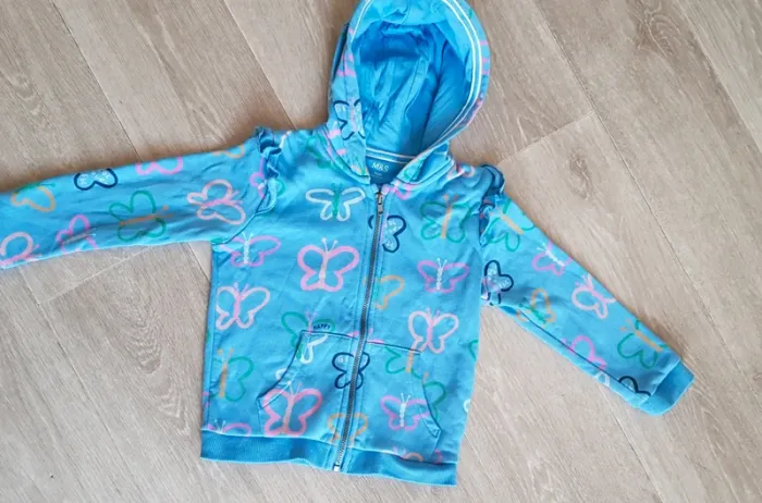 Gilet à capuche Marks&Spencer taille 3 ans - photo numéro 2