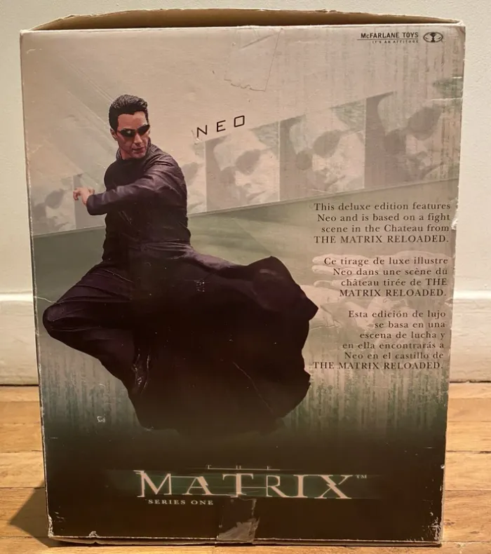 The Matrix - Neo in Chateau - McFarlane Toys Series One Action Figure Set 2003 - photo numéro 3