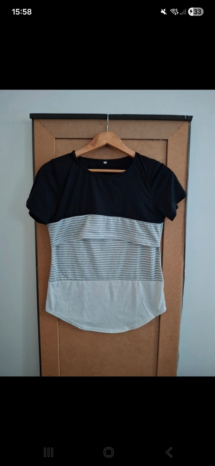 Tee shirt d'allaitement