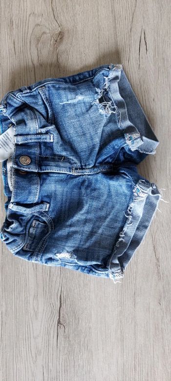 Short court en jean s fille Abercrombie, 3/4 ans, peu mis