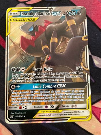 Noctali et Darkrai gx escouade