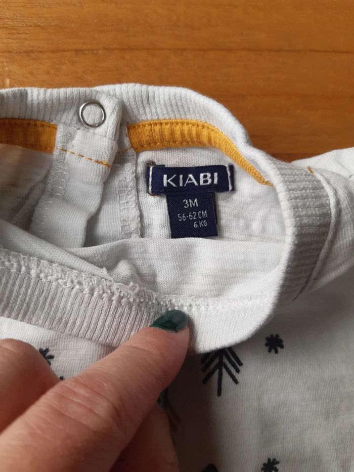 Maillot ml kiabi 3 mois - photo numéro 2
