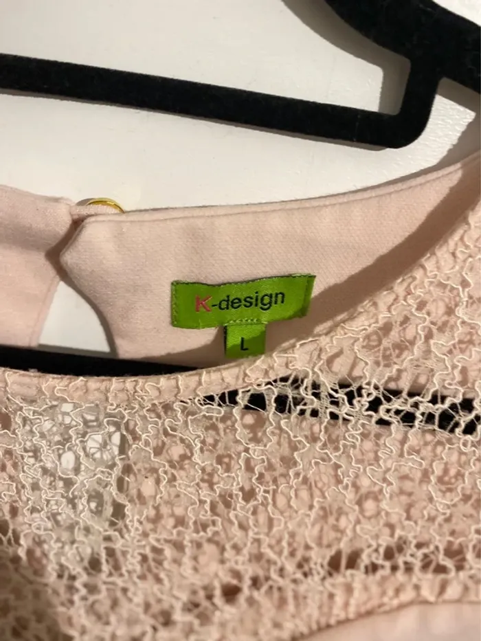 Robe Chic Avec Broderie Taille L - photo numéro 3