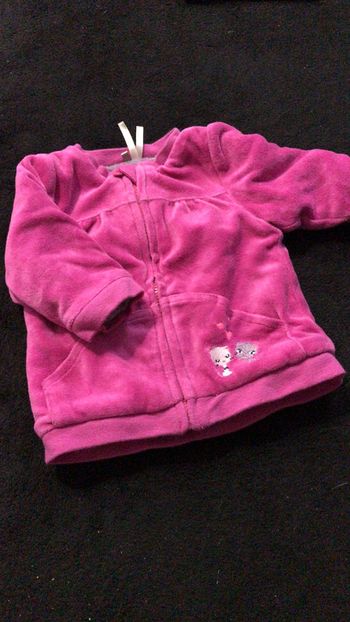 Veste doublée polaire épaisse 3 mois
