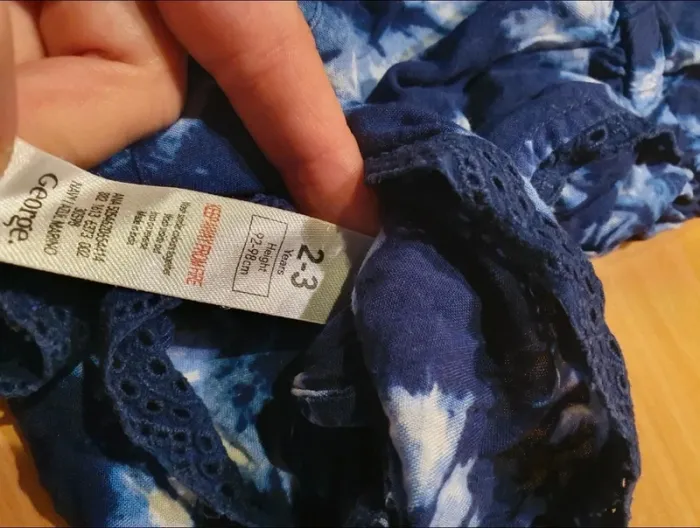 Combi-short fille George 3 ans à dentelle - photo numéro 3