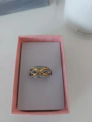 Bague infinity en acier inoxydable