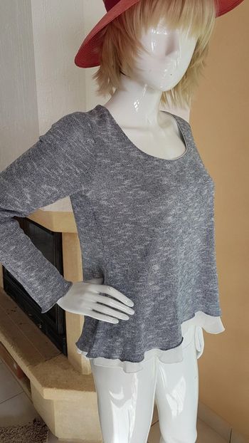 Top 2 en 1 bleu irisé Bréal taille 2