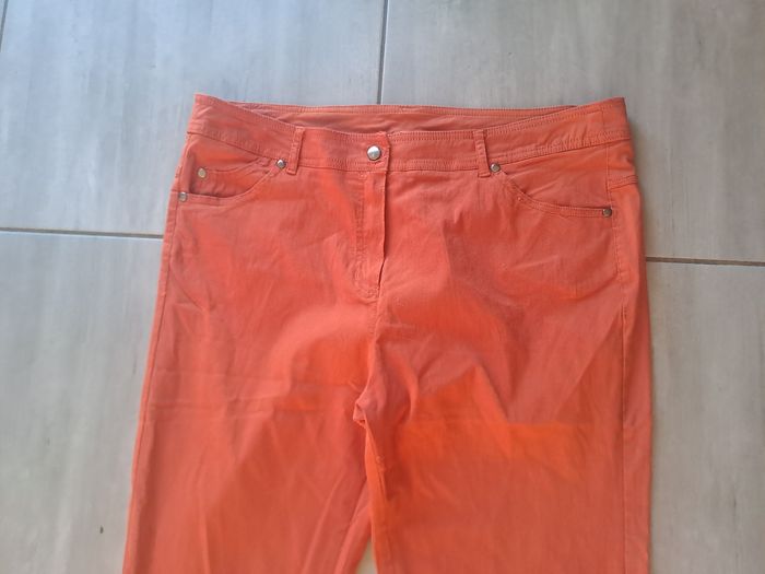 Pantacourt Orange Taille 48 - photo numéro 2