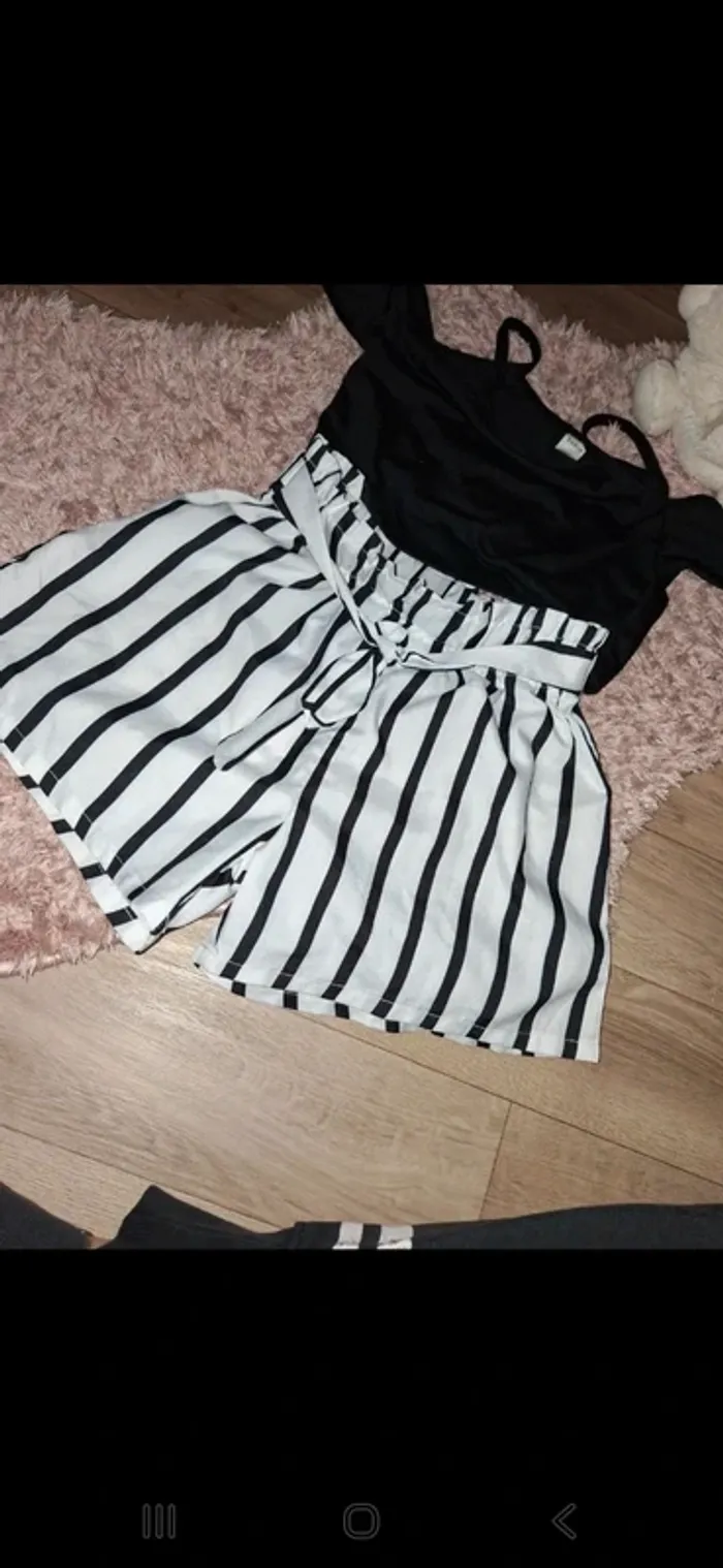 Ensemble fille 8 ans short + haut - photo numéro 4