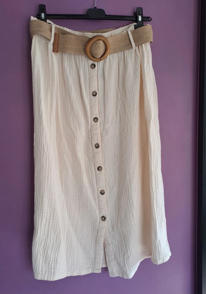 Jupe estivale neuve avec ceinture